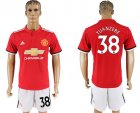 2017-18 Manchester United 38 TUANZEBE Home Soccer Jersey