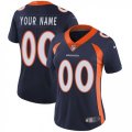 Womens Nike Denver Broncos Customized Navy Blue Alternate Vapor Untouchable Limited Player NFL Jersey