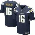 Mens Nike San Diego Chargers #16 Tyrell Williams Elite Navy Blue Team Color NFL Jersey