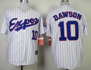 mlb jerseys montreal expos #10 DAWSON white