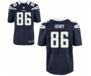 Men\'s Nike San Diego Chargers #86 Shaq Lawson Elite Navy Blue Team Color NFL Jersey