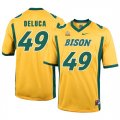 North Dakota State Bison 49 Nick Deluca Gold College Football Jersey