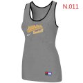 Nike Oakland Athletics Tri-Blend Racerback stretch Tank Top L.grey