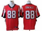 Nike NFL Atlanta Falcons #88 Gonzalez Red Jerseys(Elite)