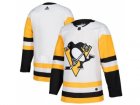 Men Adidas Pittsburgh Penguins Blank White Road Authentic Stitched Custom Jersey