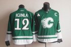 nhl jerseys calgary flames #12 iginla green