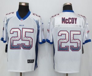 New Nike Buffalo Bills #25 McCoy White Jerseys(Drift Fashion Elite)
