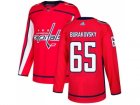 Men Adidas Washington Capitals #65 Andre Burakovsky Red Home Authentic Stitched NHL Jersey