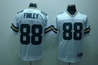 nfl green bay packers #88 finley white