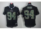 Nike NFL Dallas Cowboys #94 DeMarcus Ware Lights Out Black Jerseys(Camo Number Elite)