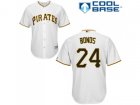 Youth Pittsburgh Pirates #24 Barry Bonds White Cool Base Stitched MLB Jersey