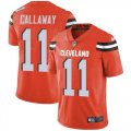 Nike Browns #11 Antonio Callaway Orange Vapor Untouchable Limited Jersey