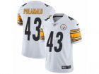Mens Nike Pittsburgh Steelers #43 Troy Polamalu Vapor Untouchable Limited White NFL Jersey