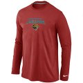 Nike Jacksonville Jaguars Heart & Soul Long Sleeve T-Shirt RED