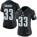 Women's Nike Philadelphia Eagles #33 Ron Brooks Limited Black Rush NFL Jersey