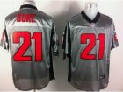 Nike NFL San Francisco 49ers #21 Frank Gore Grey Shadow Jerseys