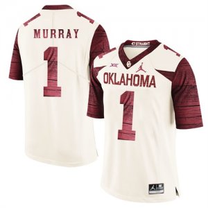 Oklahoma Sooners #1 Kyler Murray White 47 Game Winning Streak College Football Jersey