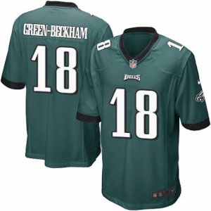 Mens Nike Philadelphia Eagles #18 Dorial Green-Beckham Game Midnight Green Team Color NFL Jersey