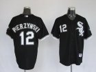 MLB Chicago White Sox #12 Pierzynski Black