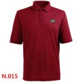 Nike New York Jets Players Performance Polo -Red
