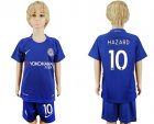 2017-18 Chelsea 10 HAZARD Home Youth Soccer Jersey