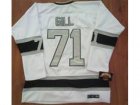nhl Los Angeles Kings #71 GILL white-Black CCM C Patch Jersey