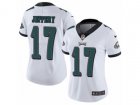 Women Nike Philadelphia Eagles #17 Alshon Jeffery Vapor Untouchable Limited White NFL Jersey