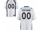 Men's Nike Denver Broncos Customized Game White Jerseys (S-4XL)