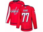 Men Adidas Washington Capitals #77 T.J Oshie Red Home Authentic Stitched NHL Jersey