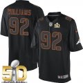 Nike Denver Broncos #92 Sylvester Williams Black Impact Super Bowl 50 Men's Stitched NFL Limited Jersey