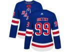 Women Adidas New York Rangers #99 Wayne Gretzky Royal Blue Home Authentic Stitched NHL Jersey