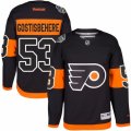 Youth Reebok Philadelphia Flyers #53 Shayne Gostisbehere Authentic Black 2017 Stadium Series NHL Jersey