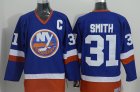 NHL New York Islanders #31 Billy Smith blue Jerseys