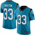 Mens Nike Carolina Panthers #33 Tre Boston Limited Blue Rush NFL Jersey