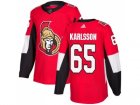Men Adidas Ottawa Senators #65 Erik Karlsson Red Home Authentic Stitched NHL Jersey