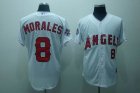 mlb los angeles angels #8 morales white[cool base]