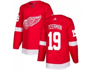 Youth Adidas Detroit Red Wings #19 Steve Yzerman Red Home Authentic Stitched NHL Jersey