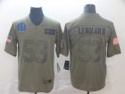 Nike Colts #53 Darius Leonard 2019 Olive Salute To Service Limited Jersey