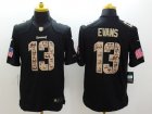 Nike Tampa Bay Buccaneers #13 Mike Evans black Salute to Service Jerseys(Limited)