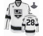nhl jerseys los angeles kings #28 stoll white[2014 Stanley cup champions]