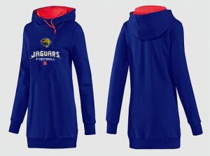 Women Jacksonville Jaguars Logo Pullover Hoodie-067