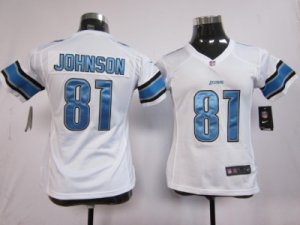 Nike women nfl jerseys detroit lions #81 calvin johnson white