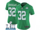 Women Nike Philadelphia Eagles #32 Rasul Douglas Limited Green Rush Vapor Untouchable Super Bowl LII NFL Jersey