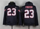 Nike Houston Texans #23 Arian Foster blue jerseys(Pullover Hoodie)