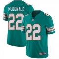 Nike Dolphins #22 T.J. McDonald Aqua Vapor Untouchable Limited Jersey