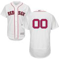 2016 Men Boston Red Sox Majestic white Flexbase Authentic Collection Custom Jersey