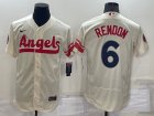 Angels #6 Anthony Rendon Cream Nike 2022 City Connect Flexbase Jerseys