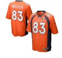 2014 Super Bowl XLVIII Denver Broncos #83 Wes Welker Orange game Jersey