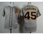 MLB san francisco giants #45 ishikawa grey[sf style][ishikawa] jerseys