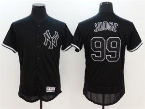 Yankees #99 Aaron Judge Black Flexbase Jersey